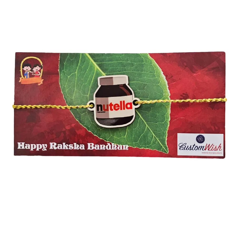 Buy Nutella Themed Rakhi Design